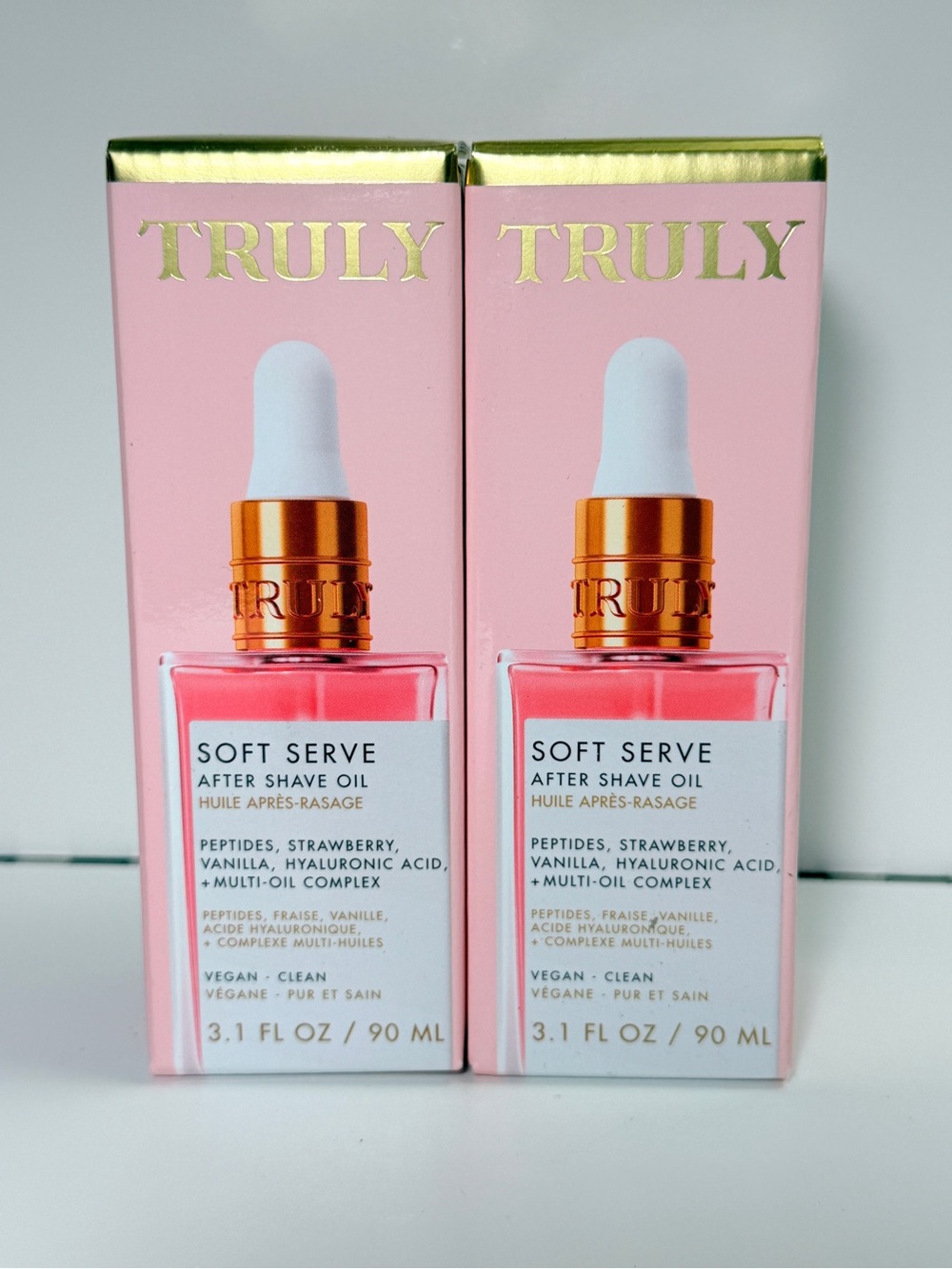 Truly Soft Serve After Shave Oil 3.1 fl Oz (x2)— New!